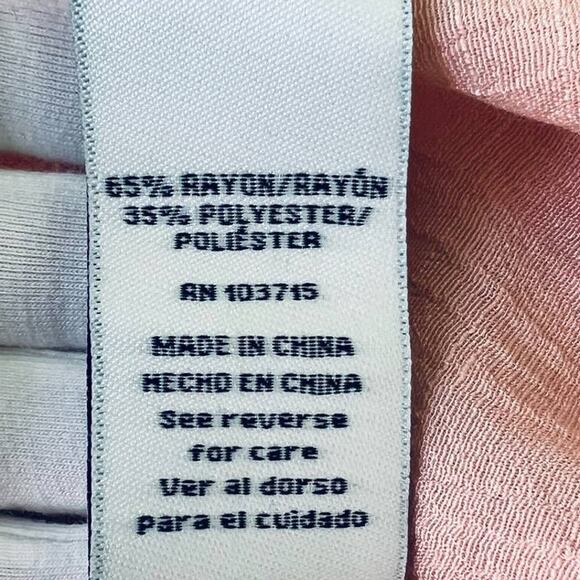 Zac & Rachel Dusty Pink Bohemian Pink Blouse Small - Picture 8 of 9